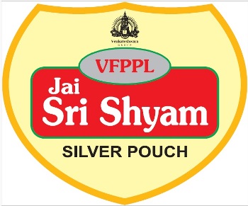 Venkateshwara Group Vfppl Jai Sri Shyam Silver Pouch Device mark 7279550 Trademark