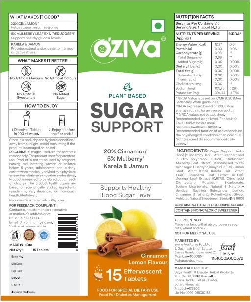 Oziva Sugar Support (device) Device mark 7280577 Trademark