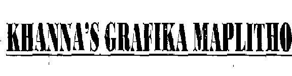 Khanna`s Grafika Maplitho (device) Device mark 2239608 Trademark