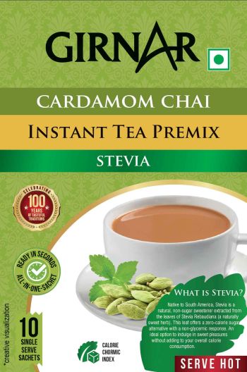 Girnar (cardamom Chai Stevia Label) Device mark 7282179 Trademark