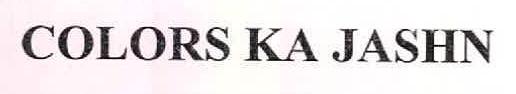 Colors Ka Jashn Device mark 2500079 Trademark