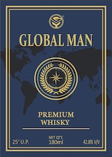 Global Man Label Device mark 7287983 Trademark