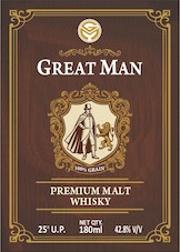 Great Man Label Device mark 7287984 Trademark
