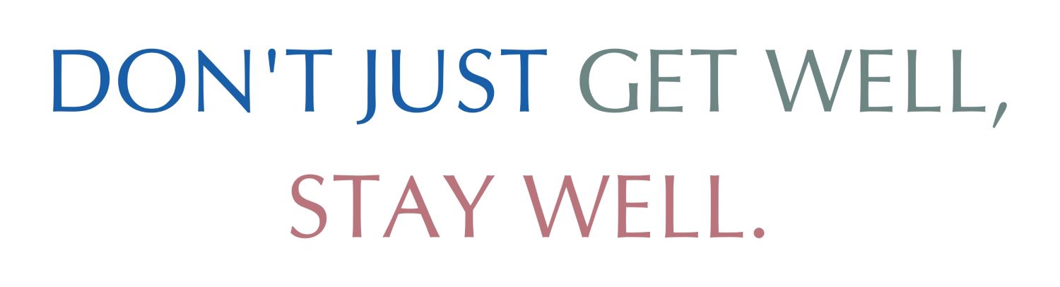 Don't Just Get Well, Stay Well. Device mark 7294592 Trademark