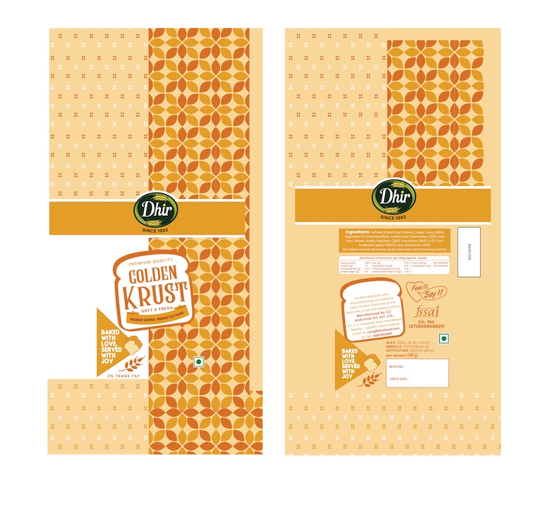 Dhir Golden Krust Device mark 7298725 Trademark