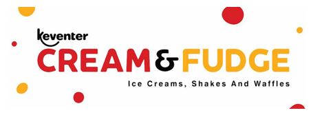 Keventer Cream & Fudge Device mark 7300575 Trademark