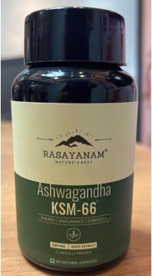 Rasayanam Ashwagandha Ksm-66 (label) Device mark 7313533 Trademark