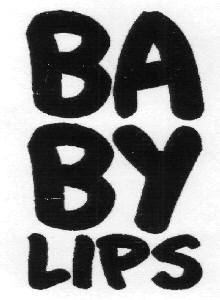 Baby Lips (label) Device mark 2633368 Trademark