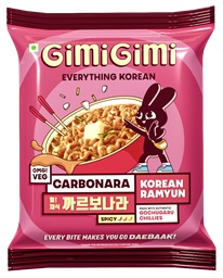 Gimi Gimi Everything Korean - Omg! Veg Carbonara Device mark 7322056 Trademark