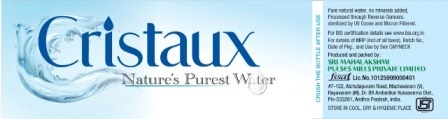 Cristaux - Nature's Purest Water Device mark 7325656 Trademark