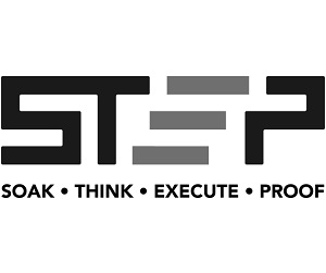 Step - Soak, Think, Execute, Proof (with Device) Device mark 7330155 Trademark
