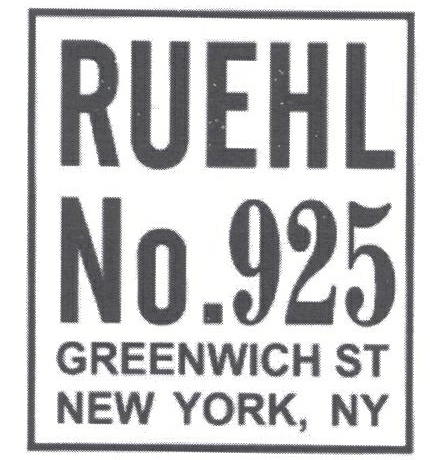 Ruehl No. 925 Greenwich St New York, Ny Device mark 2296726 Trademark