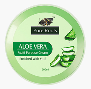 Pure Roots Aloe Vera Cream (packing Label) Device mark 7332778 Trademark