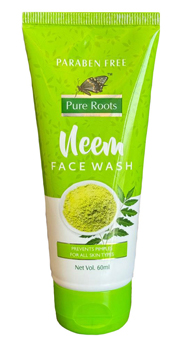 Pure Roots Neem Facewash (packing Label) Device mark 7332782 Trademark