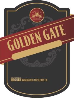 Brima Sagar Maharashtra Distilleries Ltd Golden Gate Label Device mark 7337452 Trademark