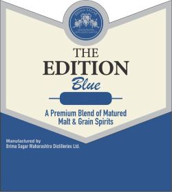 Brima Sagar Maharashtra Distilleries Ltd The Edition Blue Label Device mark 7337465 Trademark