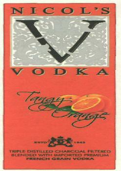 Nicol's V Vodka Green Apple' (label) Device mark 2601584 Trademark