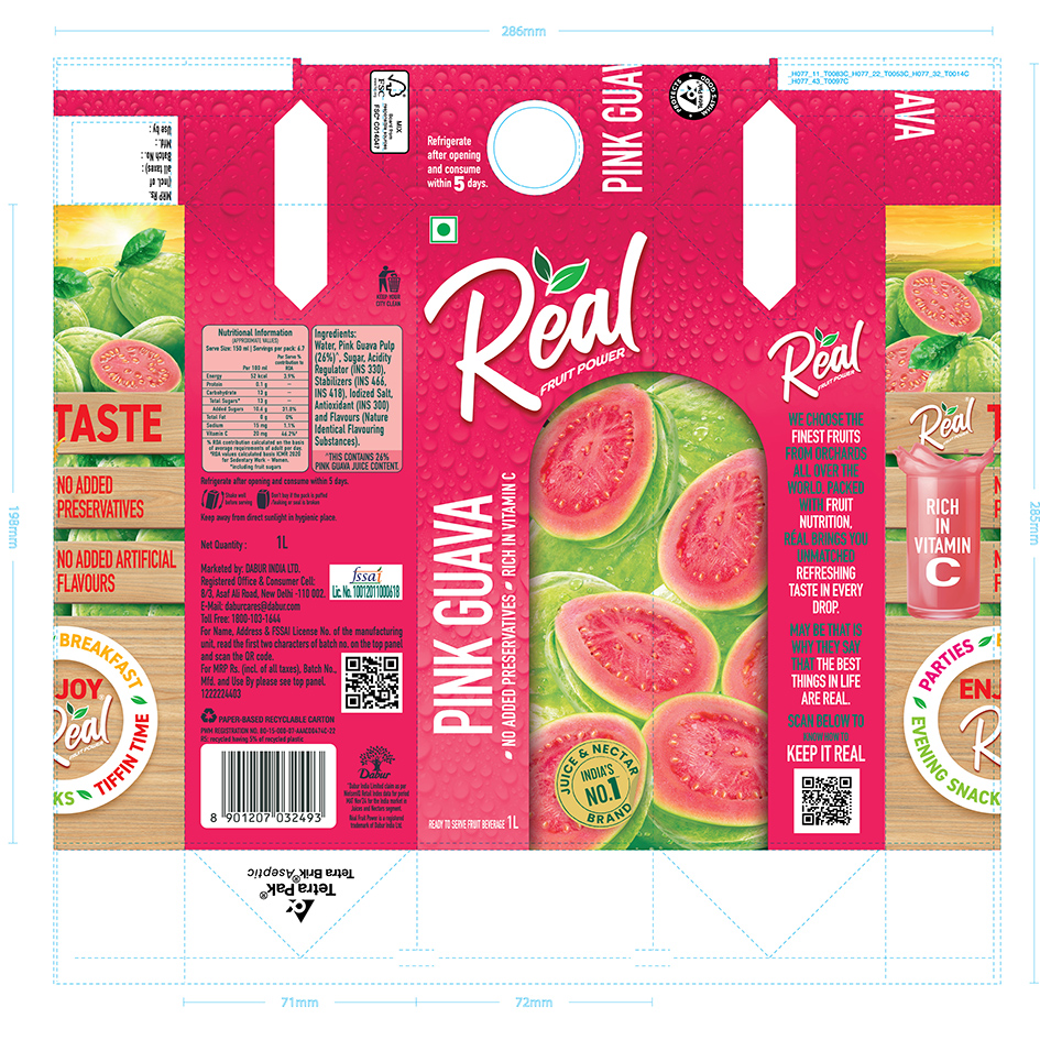 Real Fruit Power Pink Guava Device mark 7337765 Trademark