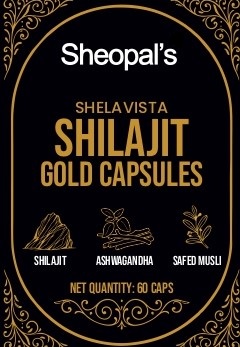 Sheopal's Shela Vista Shilajit Gold Capsules (device) Device mark 7339266 Trademark