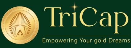Tricap With Tagline Empowering Your Gold Dreams With Device Device mark 7342271 Trademark