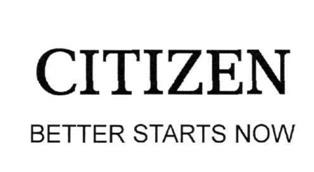 Citizen Better Starts Now (label) Device mark 2996205 Trademark