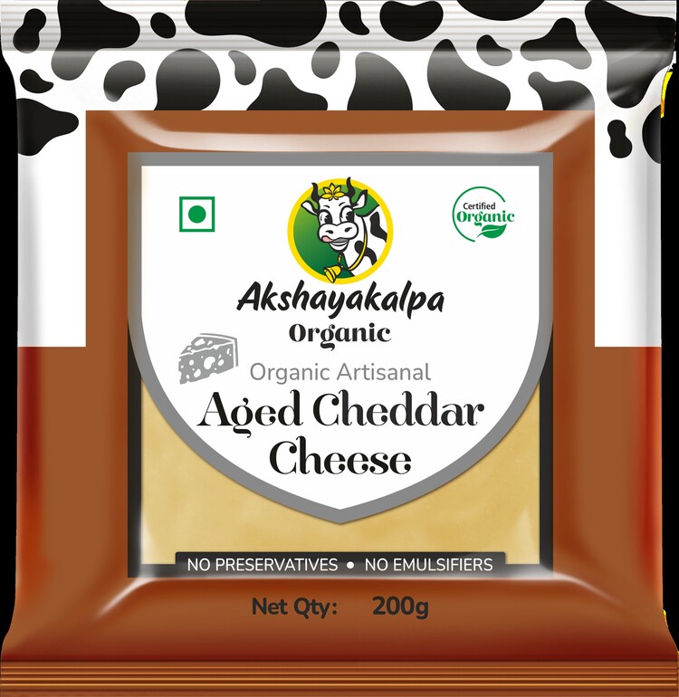 Akshayakalpa Organic Aged Cheddar Cheese Device mark 7345321 Trademark