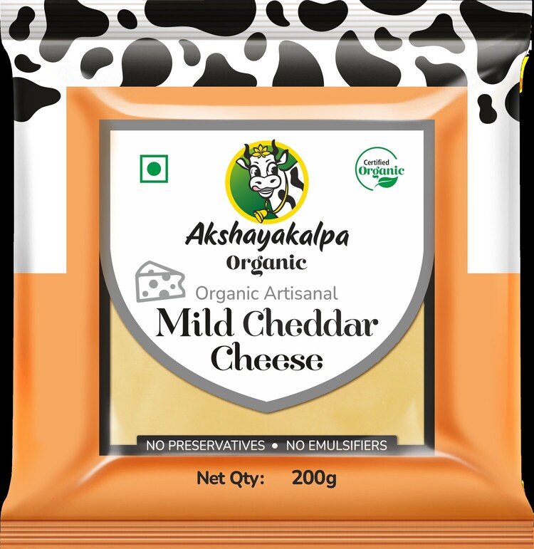 Akshayakalpa Organic Mild Cheddar Cheese Device mark 7345323 Trademark