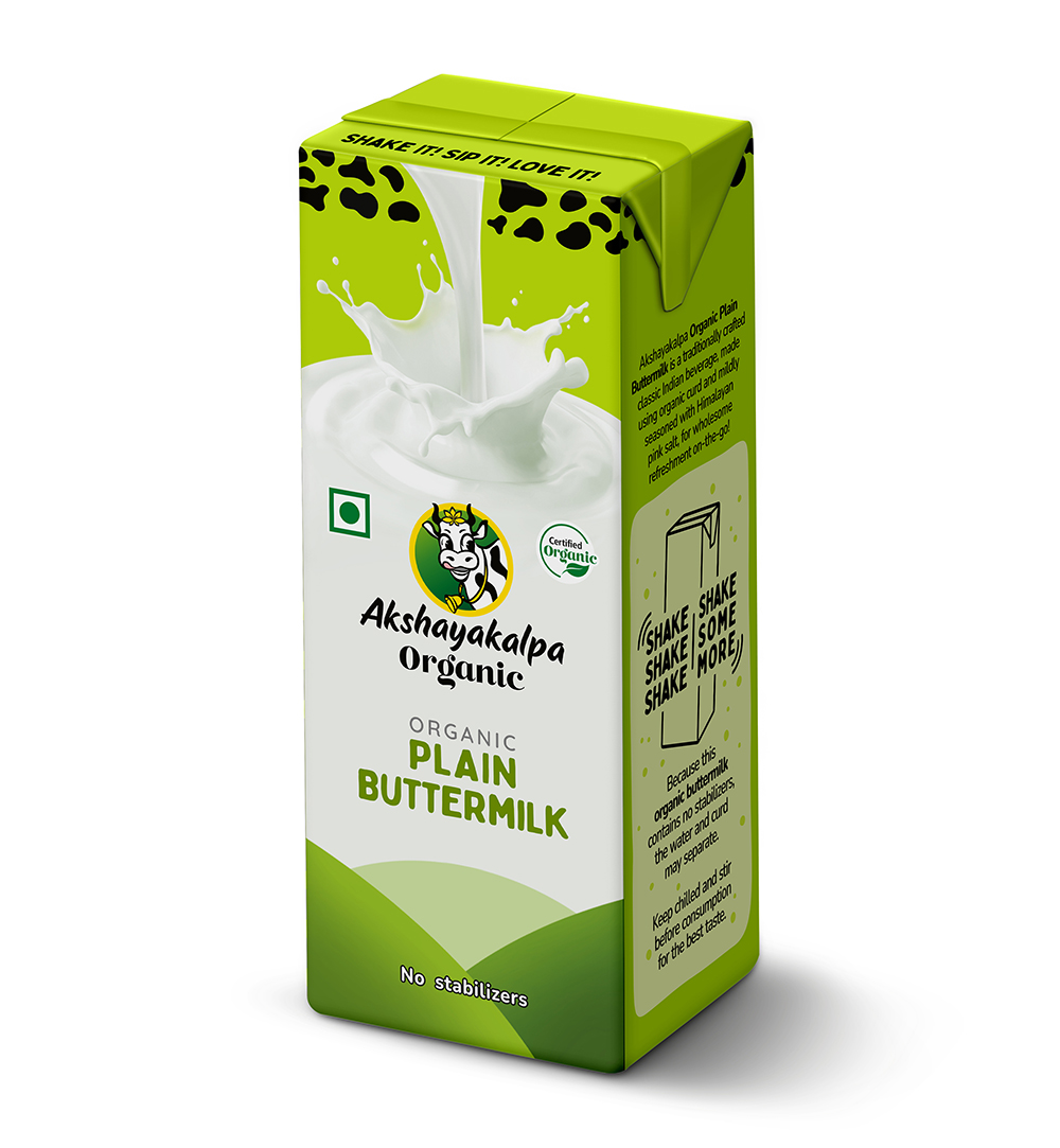 Akshayakalpa Organic Plain Butter Milk Device mark 7345324 Trademark