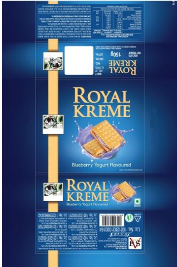 Royal Kreme Blueberry Yogurt Device mark 7346610 Trademark