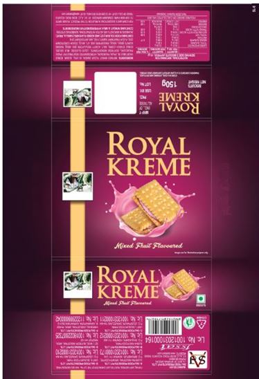 Royal Kreme Mixed Fruit Device mark 7346611 Trademark