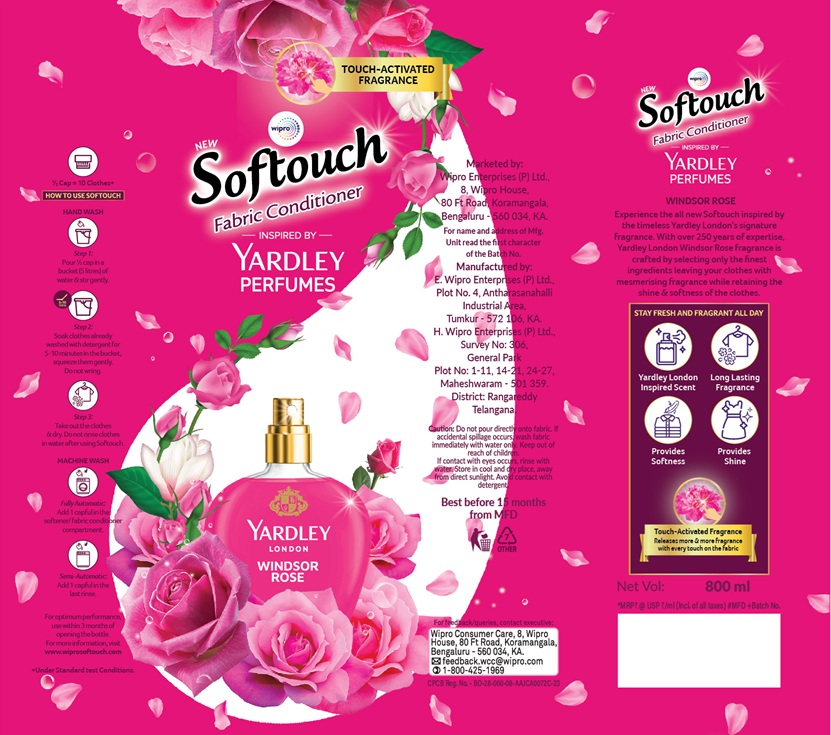 Softouch Fabric Conditioner Device mark 7346560 Trademark