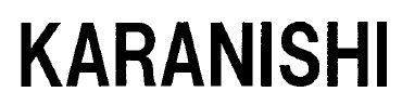 Karanishi (logo) Device mark 7351291 Trademark