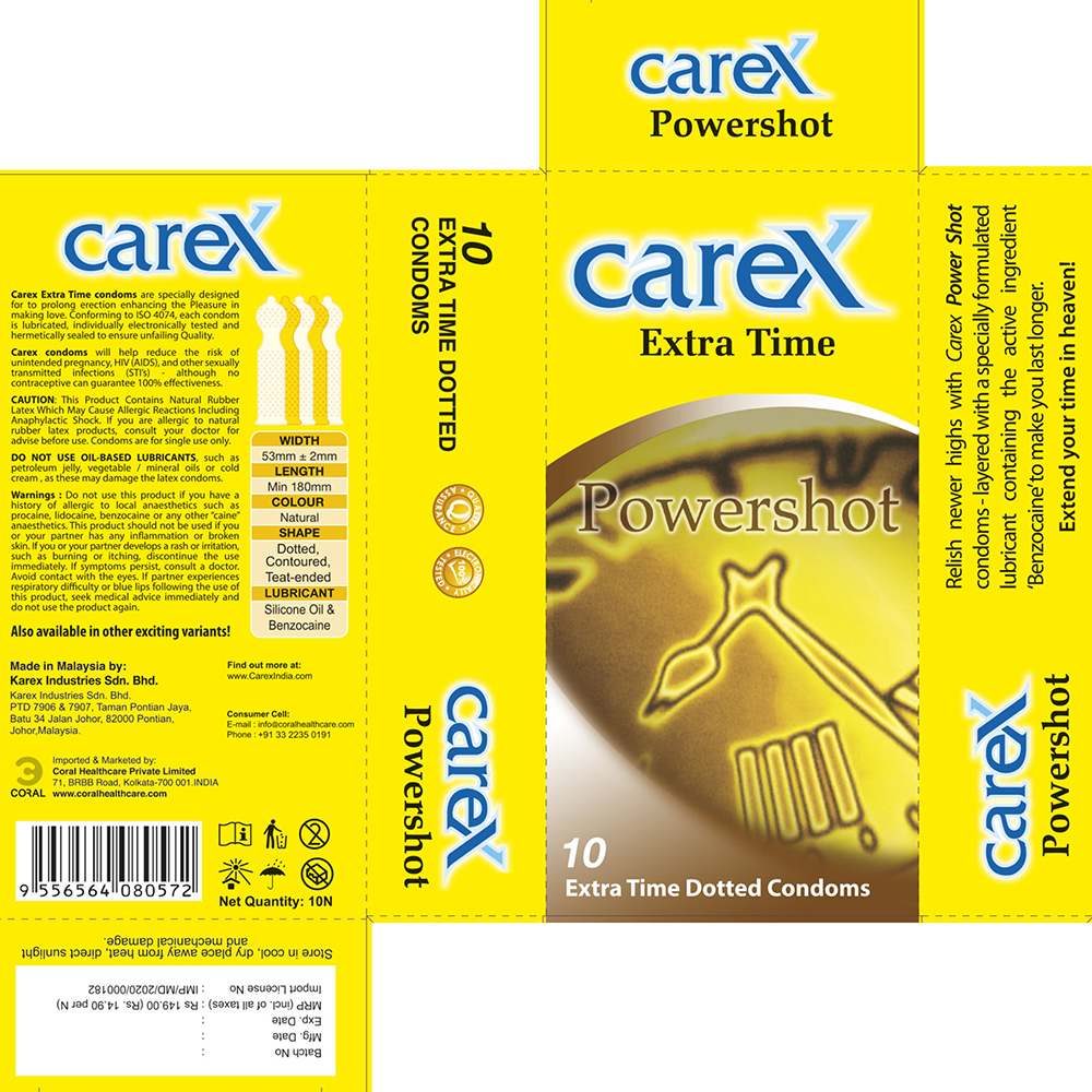 Carex Power Shot (with Device) Device mark 7351606 Trademark