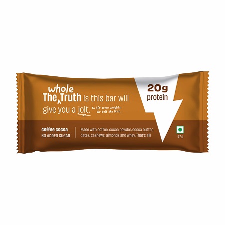 The Whole Truth Coffee Cocoa Protein Bar (label) Device mark 7353173 Trademark