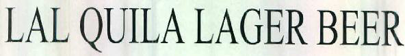 Lal Quila Lager Beer Device mark 2536792 Trademark