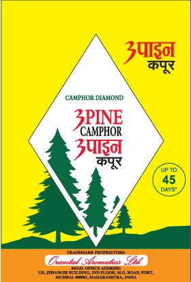 3 Pine Camphor Diamond Device mark 7357178 Trademark