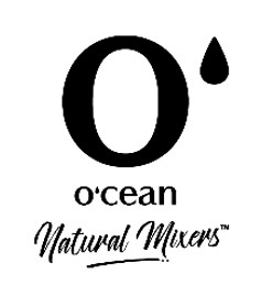 Composite Label Of O'cean Natural Mixers Written In A Stylish Manner With Device Of O And Drop Symbol Device mark 7358151 Trademark