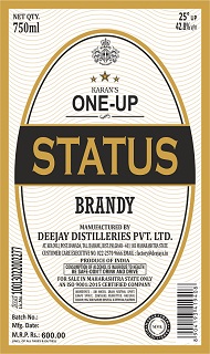 Karan's One-up Status Brandy Device mark 7366516 Trademark