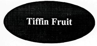 Tiffin Fruit Device mark 2397488 Trademark