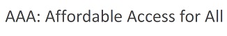 Aaa: Affordable Access For All Device mark 7367769 Trademark