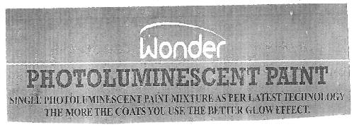 Wonder Photoluminescent Paint (label) Device mark 2799734 Trademark
