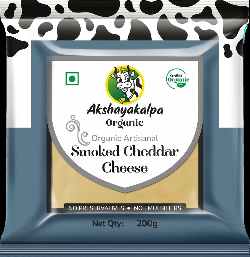 Akshayakalpa Organic Smoked Cheddar Cheese Device mark 7374190 Trademark