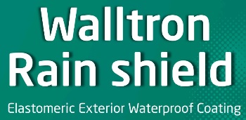 Walltron Rain Shield Elastomeric Exterior Waterproof Coating Device mark 7374674 Trademark