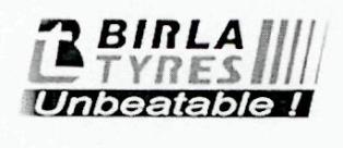 Birla Tyres Device mark 2442126 Trademark