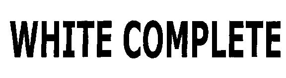 White Complete (logo) Device mark 2254338 Trademark