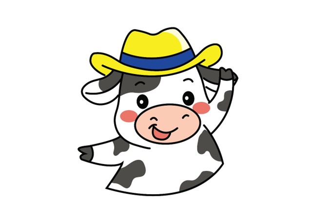 Mascot Of A Cow Device mark 7388326 Trademark