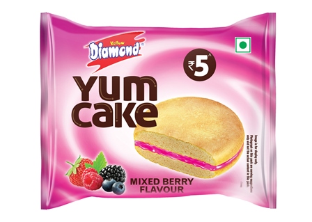 Yellow Diamond Yum Cake Device mark 7388510 Trademark
