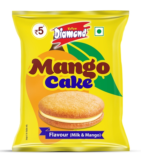 Yellow Diamond Mango Cake Device mark 7388507 Trademark