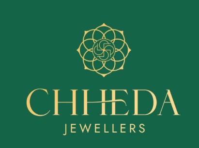 Chheda Jewellers Along With Gold Geometric Floral Emblem Device mark 7389335 Trademark