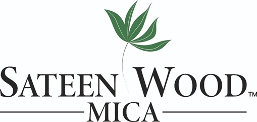 Sateen Wood Mica With Device Of Flower Device mark 7392107 Trademark